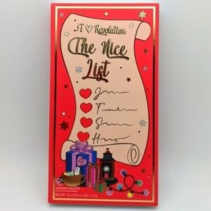 I Heart Revolution Eyeshadow Palette The Nice List NIB